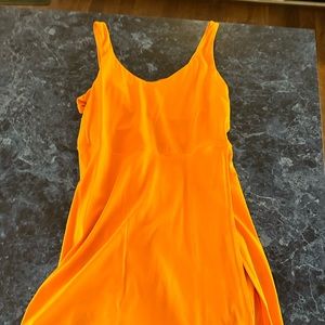 Orange Athleta Athletic Dress